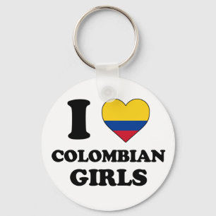 Ik hou van Colombiaanse meisjes Sleutelhanger