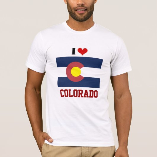 Ik hou van Colorado T-shirt (Voorkant)