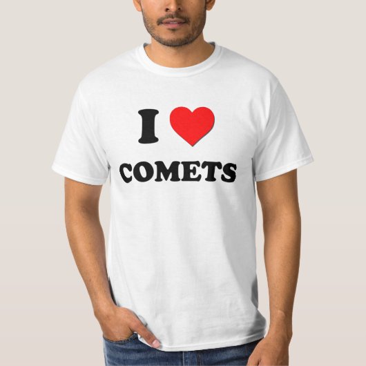 Ik hou van Comets T-shirt (Voorkant)
