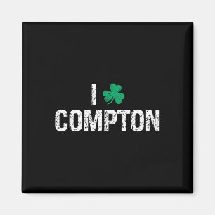 Ik hou van Compton Shamrock Clover St. Patrick's D Magneet