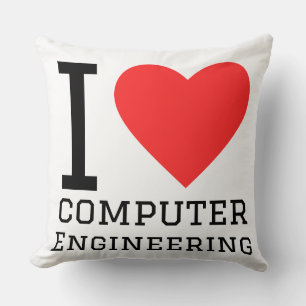 Ik hou van computertechniek  kussen