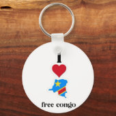 Ik hou van Congodesign Sleutelhanger (Achterkant)