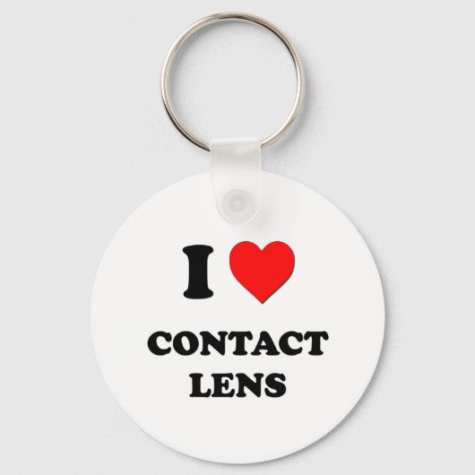 Ik hou van Contactlens Sleutelhanger (Voorkant)
