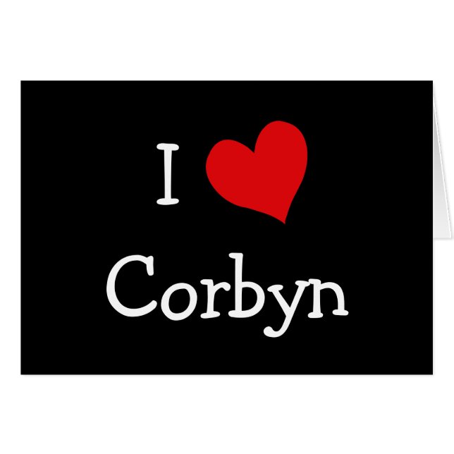 Ik hou van Corbyn (Voorkant Horizontaal)