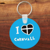 Ik hou van Cornwall Sleutelhanger (Voorkant)