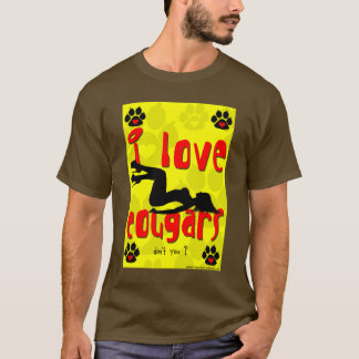 ik hou van cougars t-shirt