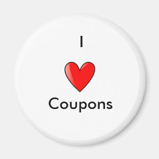 Ik hou van coupons magneet