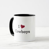Ik hou van Cowboys Mok (Voorkant links)