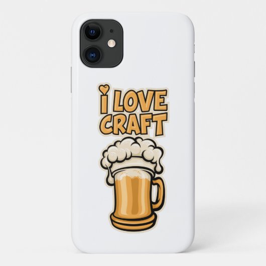Ik hou van Craft Beer Case-Mate iPhone Case (Achterkant)