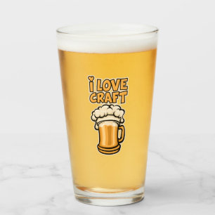 Ik hou van Craft Beer Glas