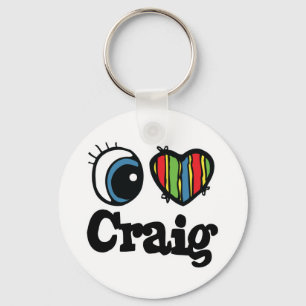 Ik hou van Craig Sleutelhanger