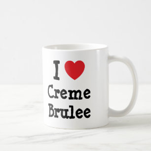 Ik hou van Creme Brulee hart T-Shirt Koffiemok
