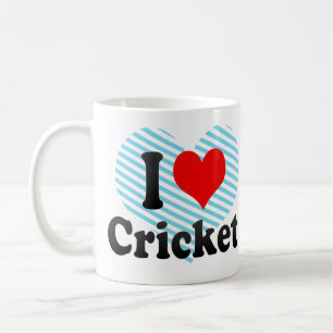 Ik hou van Cricket Koffiemok
