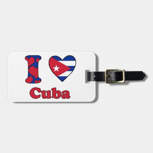 Ik hou van Cuba Bagagelabel (Voorkant horizontaal)