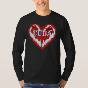 Ik hou van Cuba Heartland Life Island die je hart T-shirt