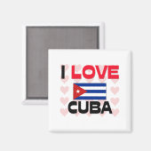 Ik hou van Cuba Magneet (Voorkant / Achterkant)