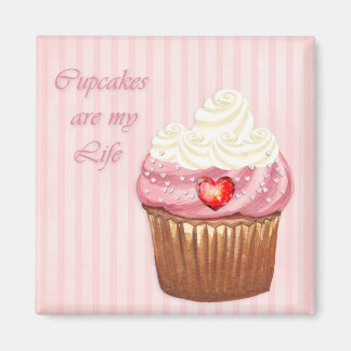 Ik hou van Cupcakes Refkoelkast Magnet Magneet