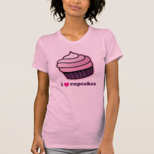 Ik hou van cupcakes! t-shirt