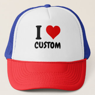  Ik hou van Custom Trucker Hat Pet