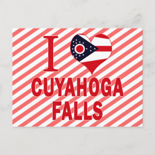 Ik hou van Cuyahoga Herfsten, Ohio Briefkaart