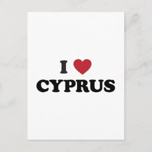 Ik hou van Cyprus Briefkaart