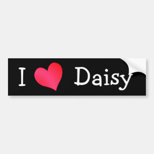 Ik hou van Daisy Bumpersticker