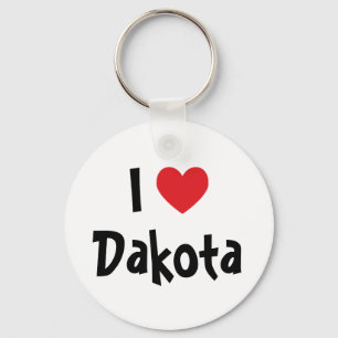 Ik hou van Dakota Sleutelhanger