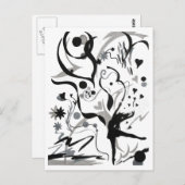 Ik hou van dans! briefkaart (Voorkant / Achterkant)