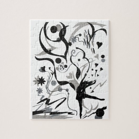 Ik hou van dans! legpuzzel (Verticaal)