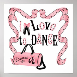 Ik hou van dans Print