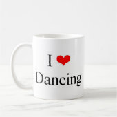 Ik hou van dansen koffiemok (Links)
