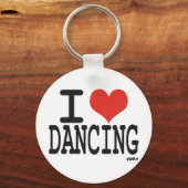 Ik hou van dansen sleutelhanger (Voorkant)