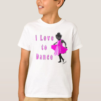 Ik hou van dansen t-shirt