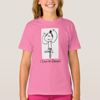 Ik hou van dansen! t-shirt