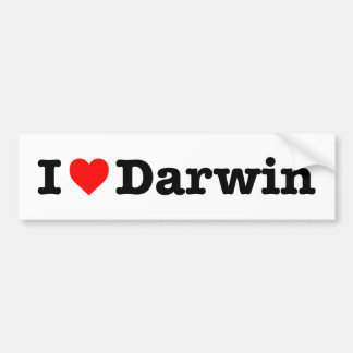 "Ik hou van DARWIN" Bumpersticker