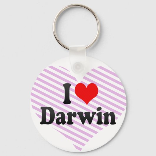 Ik hou van Darwin Sleutelhanger (Voorkant)