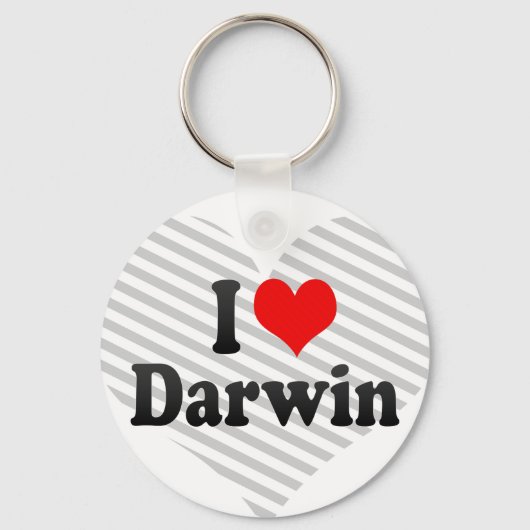 Ik hou van Darwin Sleutelhanger (Voorkant)