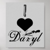 Ik hou van Daryl Poster (Voorkant)