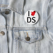 Ik hou van data-wetenschap ronde button 5,7 cm (In situ)