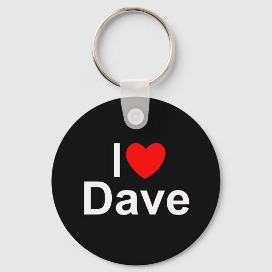 Ik hou van Dave Sleutelhanger (Voorkant)