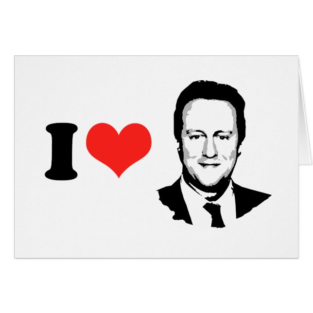 Ik hou van David Cameron (Voorkant Horizontaal)