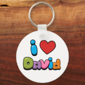 Ik hou van David Sleutelhanger (Voorkant)