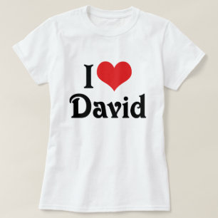 Ik hou van David T-shirt
