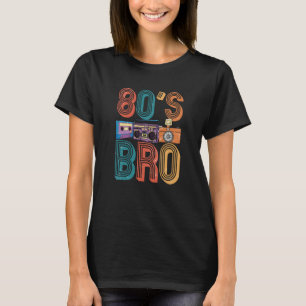 Ik hou van de 80's Bro Retro 80's Girl Costume Man T-shirt
