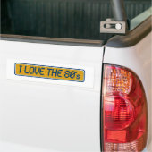 Ik hou van de 80's bumpersticker (Op Truck)