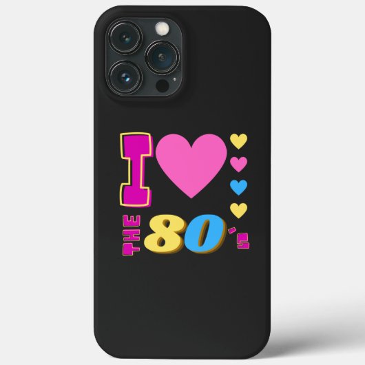 Ik hou van de 80's Case-Mate iPhone case (Achterkant)