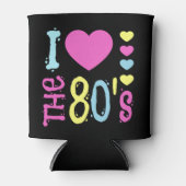 Ik hou van de 80s Disco Costume Blikjeskoeler (Voorkant)