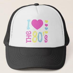 Ik hou van de 80s Disco Costume Trucker Pet