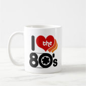 Ik hou van de 80's koffiemok (Links)