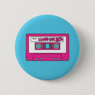 Ik hou van de 80's ronde button 5,7 cm